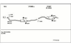 Výfukový systém WALKER FIT05558