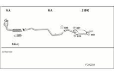 Výfukový systém WALKER FO20332