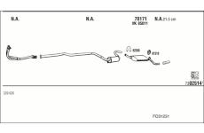 Výfukový systém WALKER FO31231