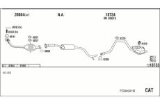 Výfukový systém WALKER FO60021B