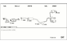 Výfukový systém WALKER FO60129