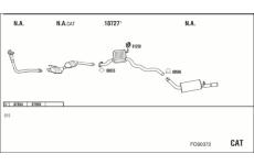 Výfukový systém WALKER FO60372