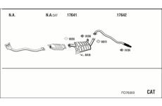 Výfukový systém WALKER FO76000