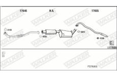 Výfukový systém WALKER FO76003