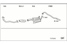 Výfukový systém WALKER FO76006