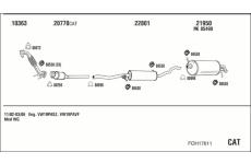 Výfukový systém WALKER FOH17611