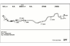 Výfukový systém WALKER FOH18270BA