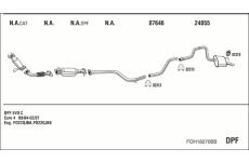 Výfukový systém WALKER FOH18270BB