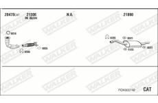 Výfukový systém WALKER FOK005742