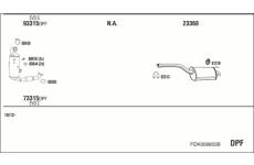 Výfukový systém WALKER FOK006803B