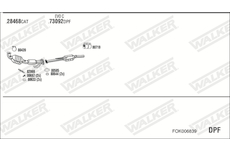 Výfukový systém WALKER FOK006839