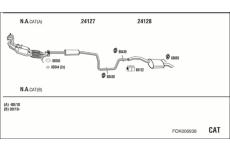 Výfukový systém WALKER FOK006938