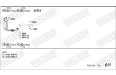 Výfukový systém WALKER FOK008175A