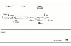 Výfukový systém WALKER FOK010322A