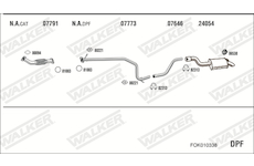 Výfukový systém WALKER FOK010338