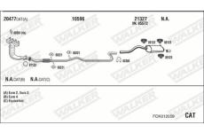 Výfukový systém WALKER FOK012059