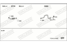 Výfukový systém WALKER FOK015490B