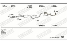 Výfukový systém WALKER FOK015491AA