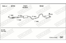Výfukový systém WALKER FOK015492B