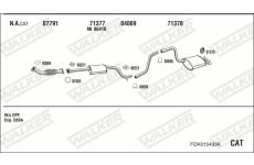 Výfukový systém WALKER FOK015493A
