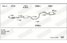 Výfukový systém WALKER FOK015493B