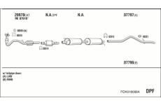Výfukový systém WALKER FOK018088A