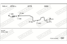 Výfukový systém WALKER FOK018269A