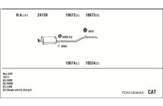 Výfukový systém WALKER FOK019586AD