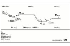 Výfukový systém WALKER FOK020862CA
