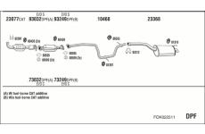 Výfukový systém WALKER FOK022511