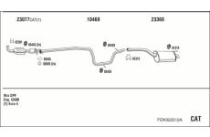Výfukový systém WALKER FOK022512A