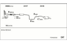 Výfukový systém WALKER FOK022520