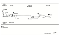 Výfukový systém WALKER FOK022529B