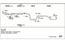 Výfukový systém WALKER FOK024458B