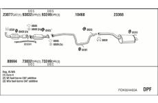 Výfukový systém WALKER FOK024463A