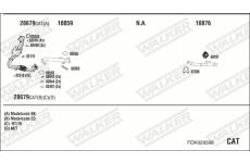Výfukový systém WALKER FOK029566