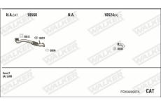 Výfukový systém WALKER FOK029967A