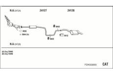 Výfukový systém WALKER FOK032693