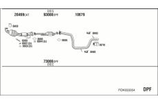 Výfukový systém WALKER FOK033354