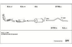 Výfukový systém WALKER FOK054979C