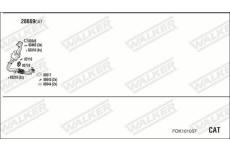 Výfukový systém WALKER FOK101057