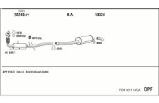 Výfukový systém WALKER FOK101114CA