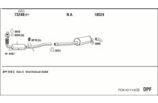 Výfukový systém WALKER FOK101114CB