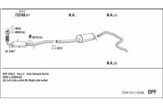 Výfukový systém WALKER FOK101114DB