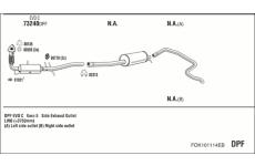 Výfukový systém WALKER FOK101114EB