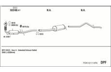 Výfukový systém WALKER FOK101114FA
