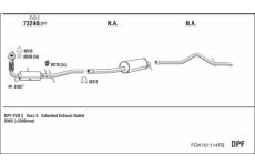 Výfukový systém WALKER FOK101114FB