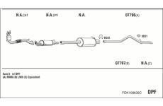 Výfukový systém WALKER FOK108639C