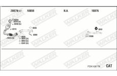Výfukový systém WALKER FOK108778