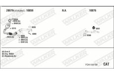 Výfukový systém WALKER FOK108790